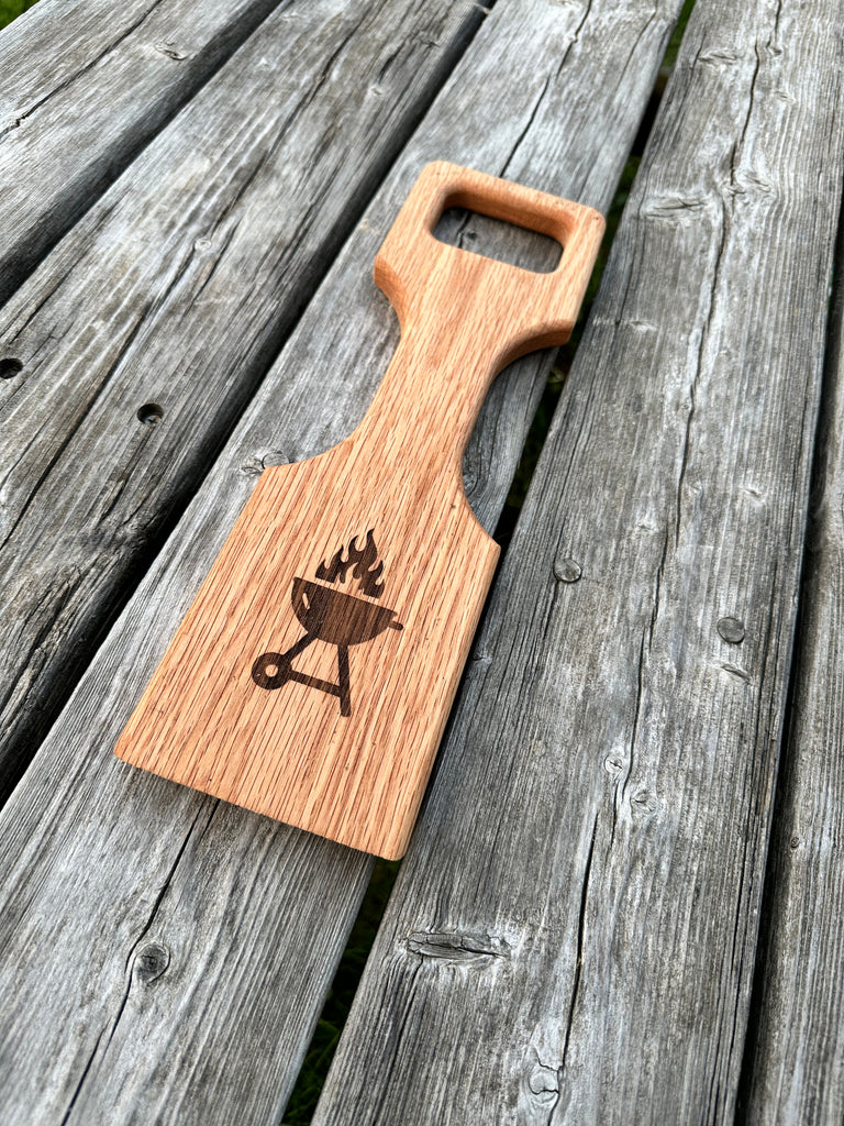 Personalized Wood Grill Scraper JTWoodworks