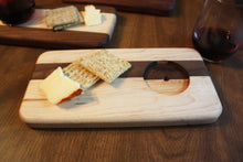 Beverage Sampling Board & Snack Tray with Stemless Glass