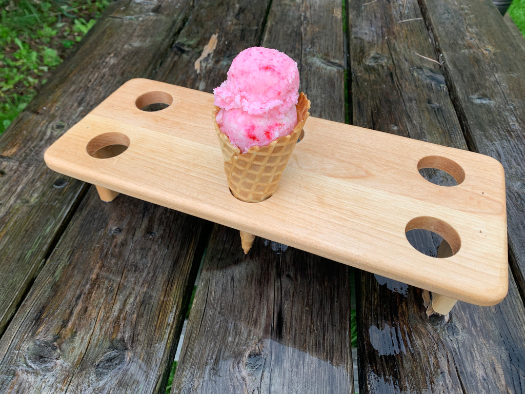 Farmhouse Ice Cream Cone Holder DIY • Crafting my Home
