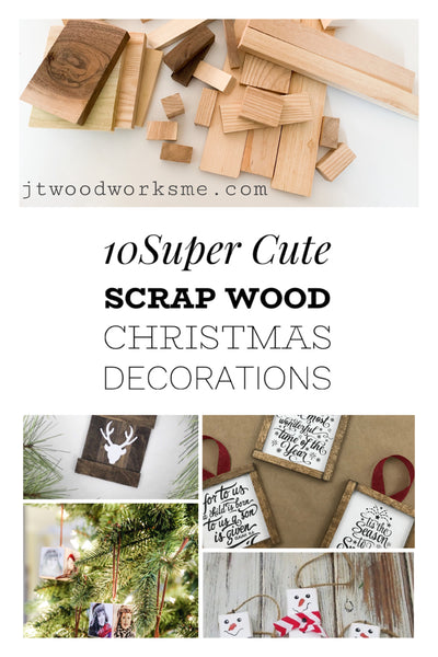 10 Super Cute Scrap Wood Christmas Decorations