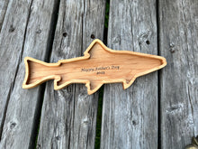 Personalized Wood Fish Catch-All Tray