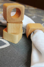JTWoodworks Set your table with our solid wood napkin holders. Perfect for formal dinners with family and friends. This set includes four napkin rings. Napkins not included. 