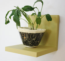 JTWoodworks small green shelf; wood shelf for your home or office.