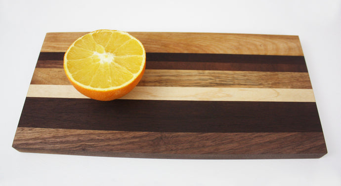 Cutting Board - Birch Maple Walnut Cheese and Bread Board