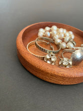 Round Wood Valet + Jewelry Tray