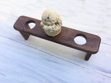 Wooden Ice Cream Cone Serving Tray - Walnut